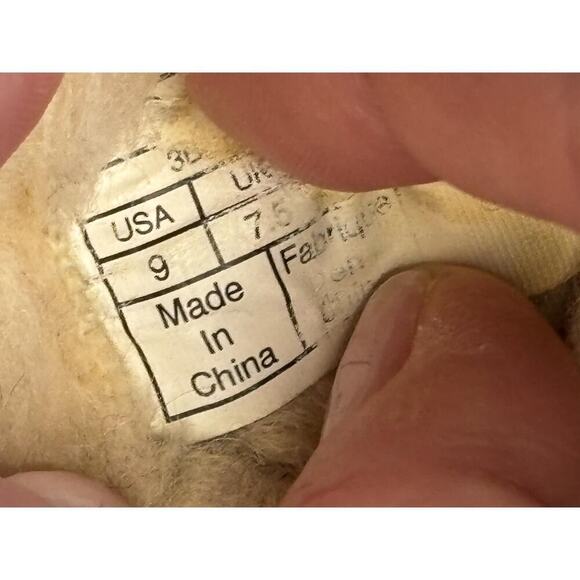 UGG Dakota Chestnut Suede Shearling Slip On Moccasin Slippers Brown Women Size 9 - Picture 12 of 13